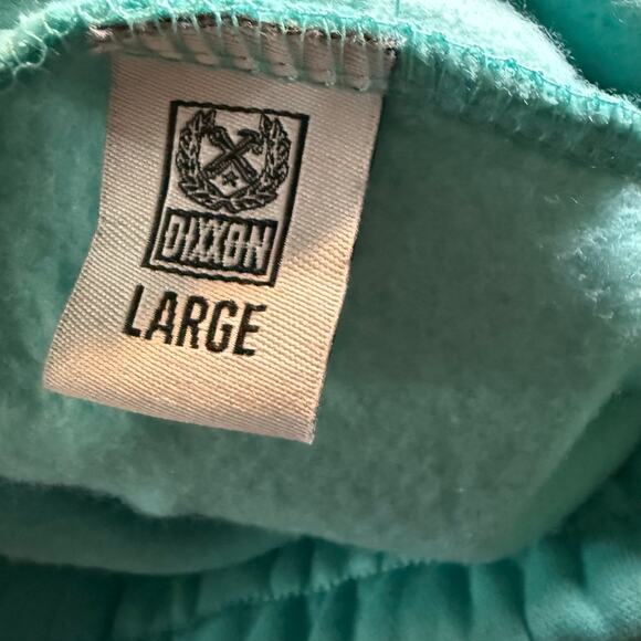 Dixxon Women's Checkers Sweatpants, Tiffany Blue, Large, NWT - Picture 7 of 9